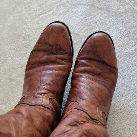 Justin Jackson Boots, Men's Size 9.5 EE (Wide) - Chestnut - Picture 6 of 10
